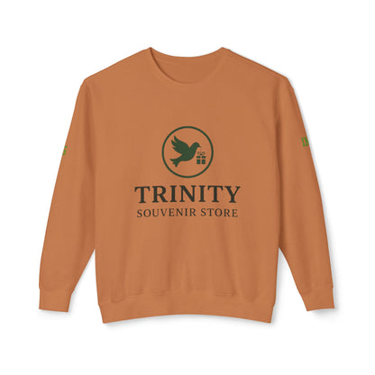 Trinity Souvenir Crewneck Sweatshirt — Dove Logo & Teepee Back Graphic