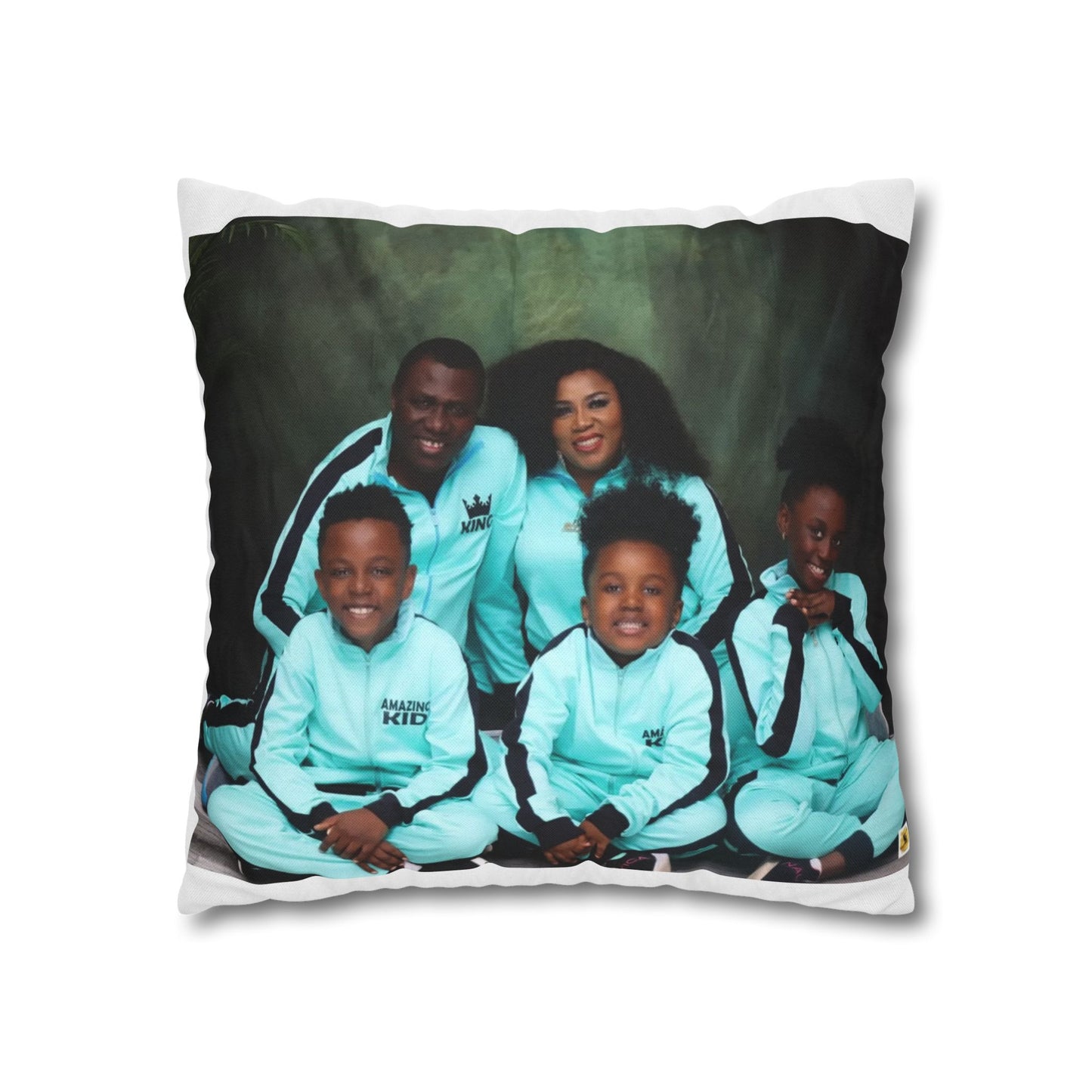 Spun Polyester Square Pillowcase