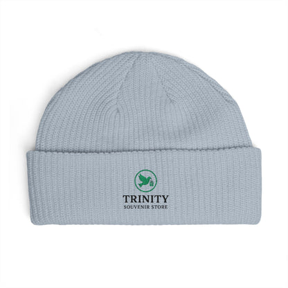 Trinity Logo Cuff Beanie – Embroidered Winter Knit Hat