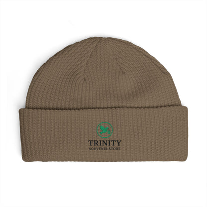 Trinity Logo Cuff Beanie – Embroidered Winter Knit Hat