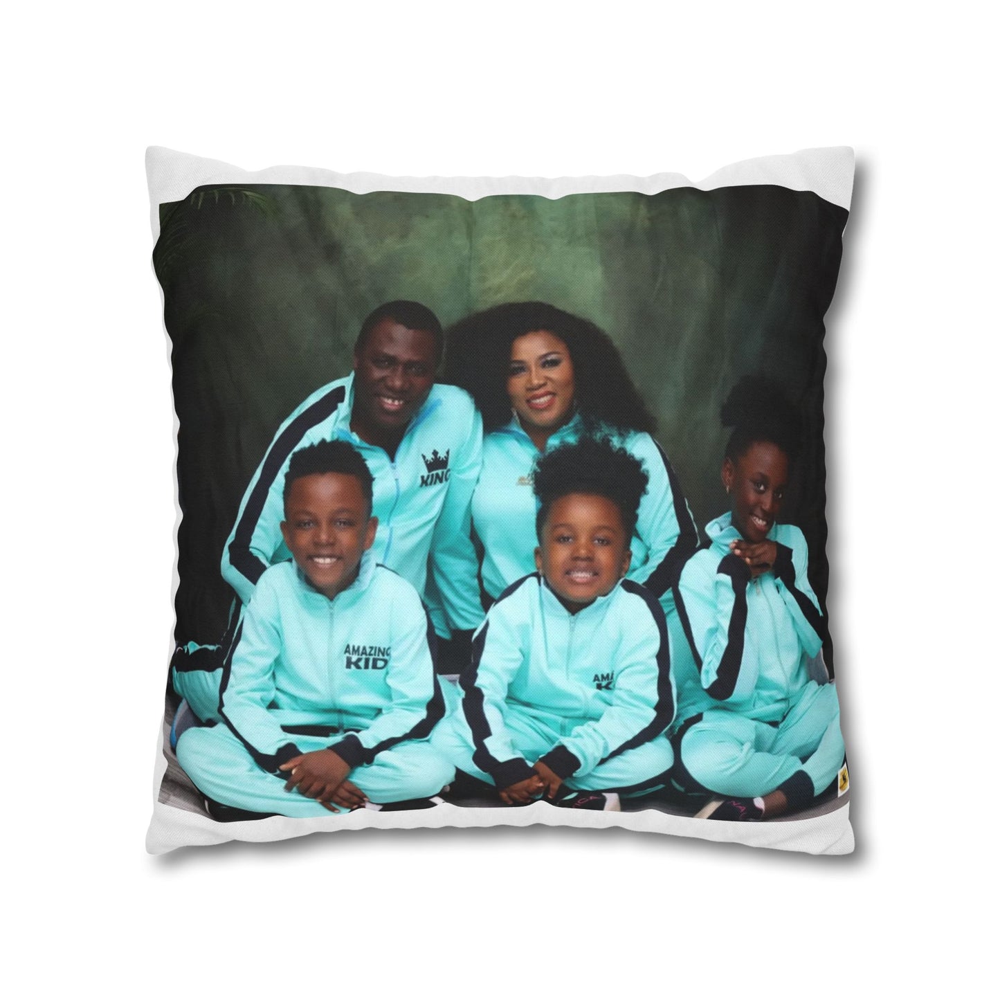 Spun Polyester Square Pillowcase