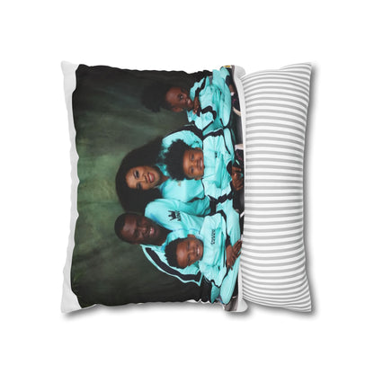 Spun Polyester Square Pillowcase