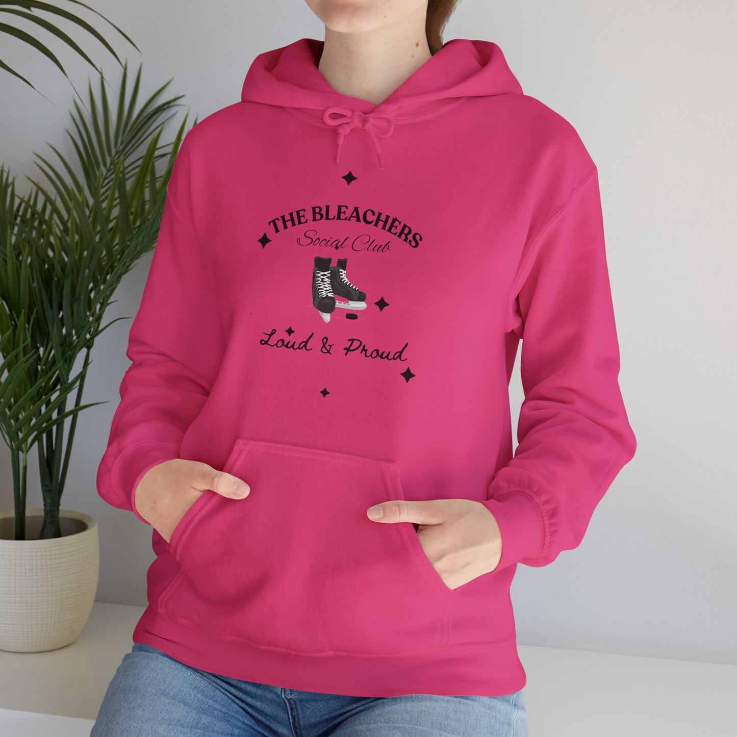 The Bleachers  Social Club Unisex Hooded Sweatshirt