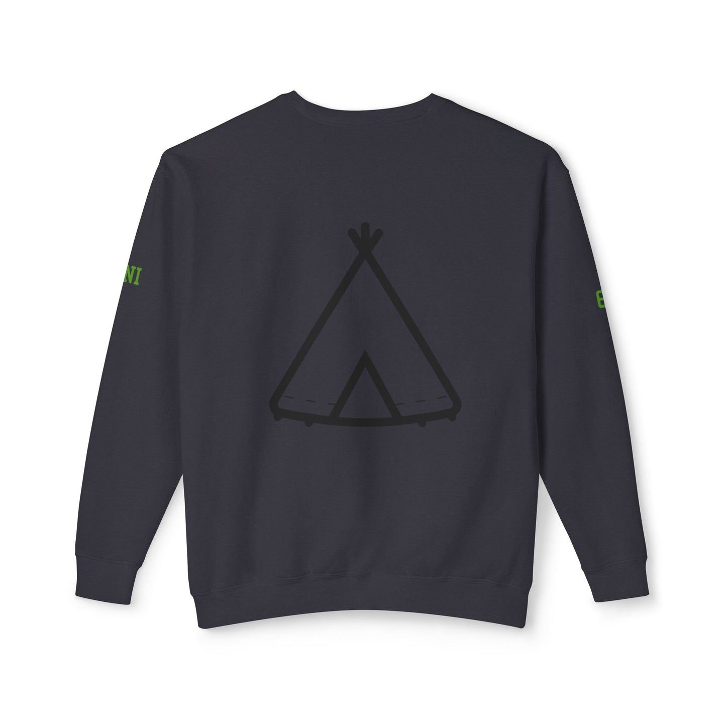 Trinity Souvenir Crewneck Sweatshirt — Dove Logo & Teepee Back Graphic
