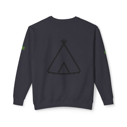 Trinity Souvenir Crewneck Sweatshirt — Dove Logo & Teepee Back Graphic