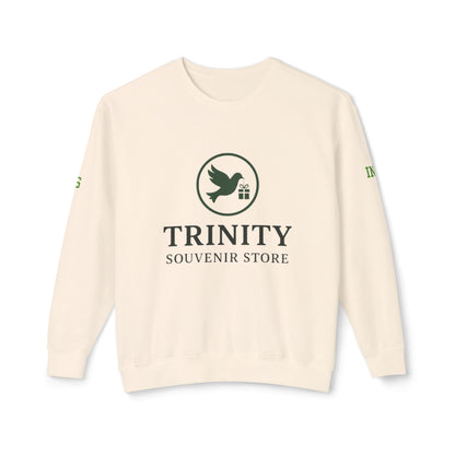 Trinity Souvenir Crewneck Sweatshirt — Dove Logo & Teepee Back Graphic