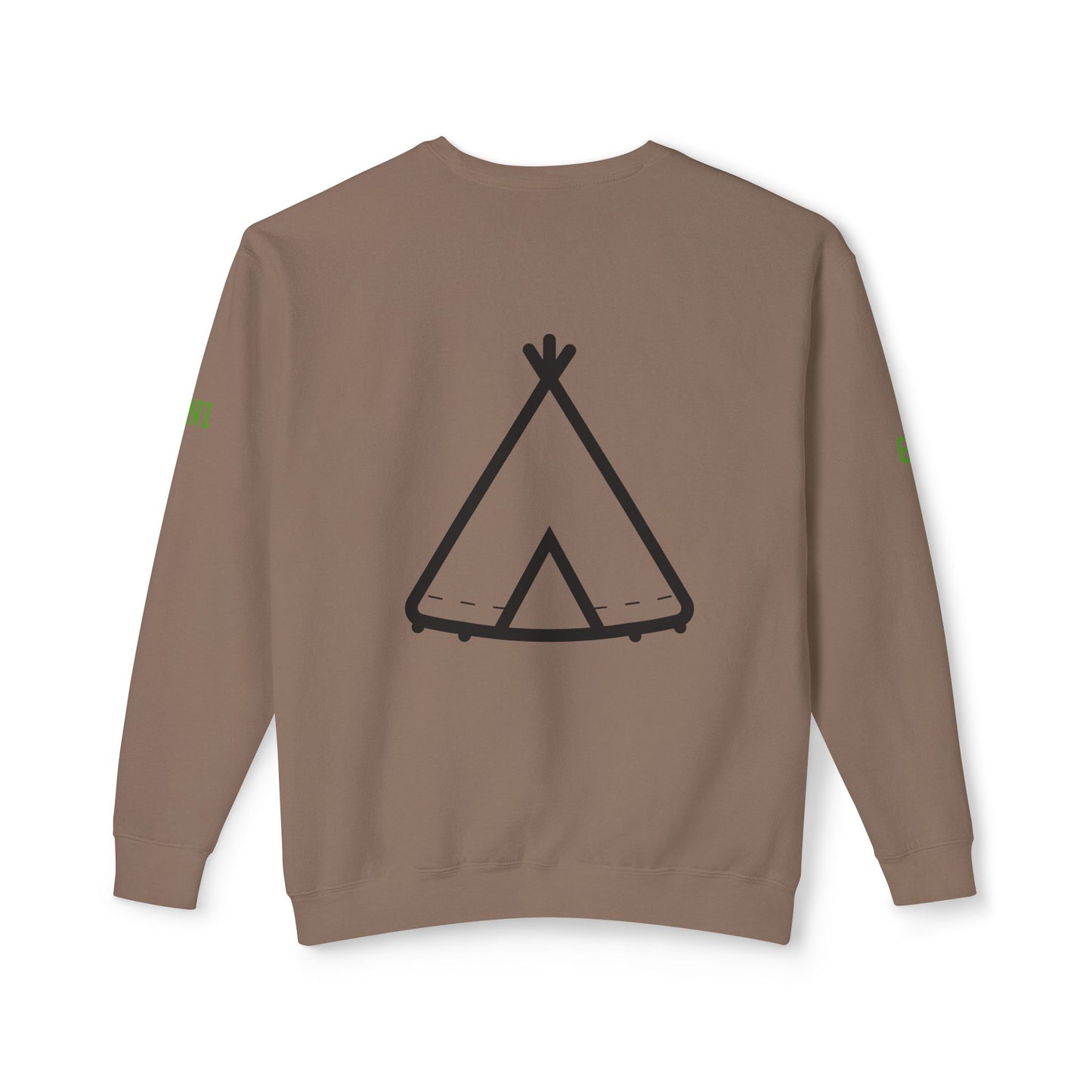 Trinity Souvenir Crewneck Sweatshirt — Dove Logo & Teepee Back Graphic
