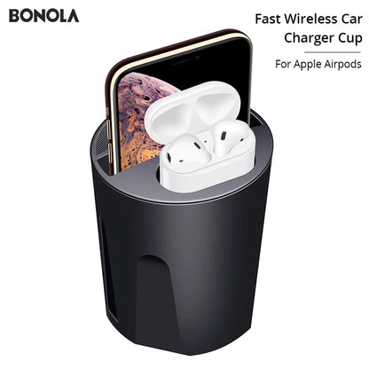 Fast Wireless Car Charger Cup