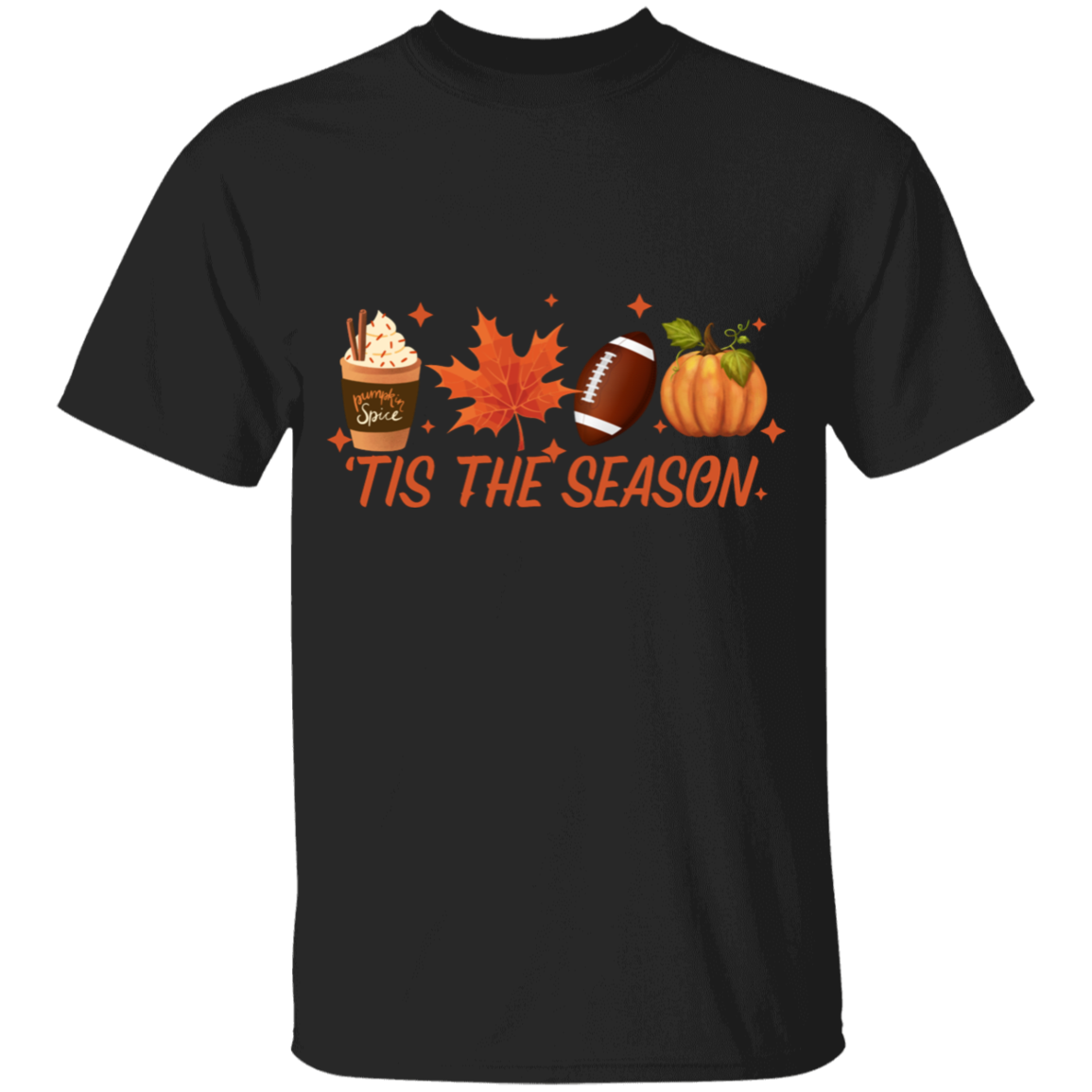 Tis the Season Youth T-Shirt, Fall Coffee Shirt, Hot Coffee Shirt, Fall Shirt, Pumpkin Latte Drink, Thanksgiving, Pumpkin Spice Shirt