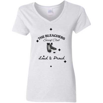 Bleachers Social Club Ladies' 5.3 oz. V-Neck T-Shirt