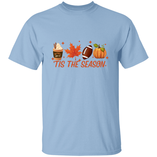 Tis The Season, Fall coffee  T-Shirt, Hot Coffee Shirt, Coffee Lovers Shirt, fAll Shirt, Pumpkin Latte Drink, Thanksgiving, Pumpkin Spice Shirt