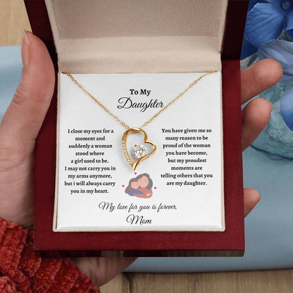 To my Daughter/Everlasting Love Necklace