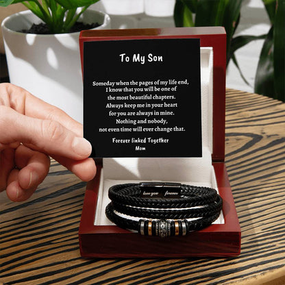 To My Son/ Love you Forever Men's bracelet