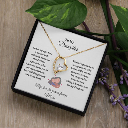 To my Daughter/Everlasting Love Necklace