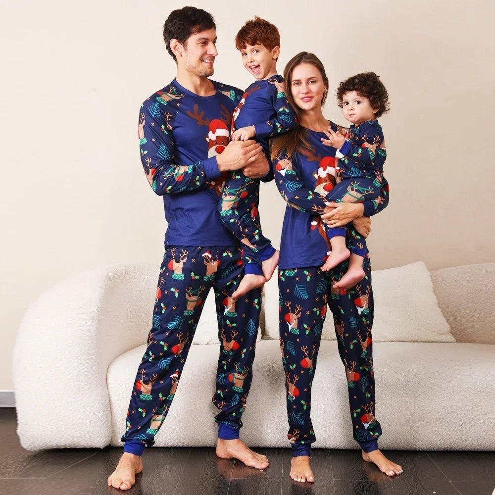 Festive Family Matching Pajamas Set