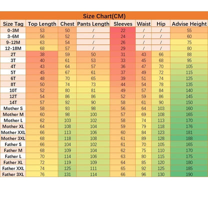 Merry Deer Family Pajamas Set