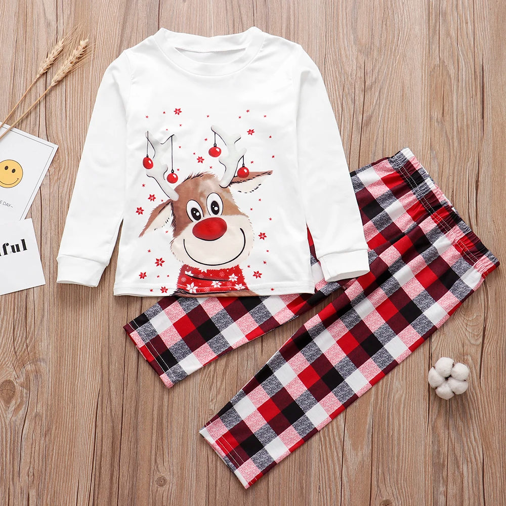 Merry Deer Family Pajamas Set